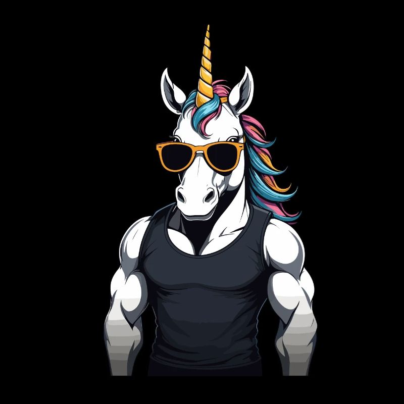 Papa Einhorn Lustiges Vatertag Design