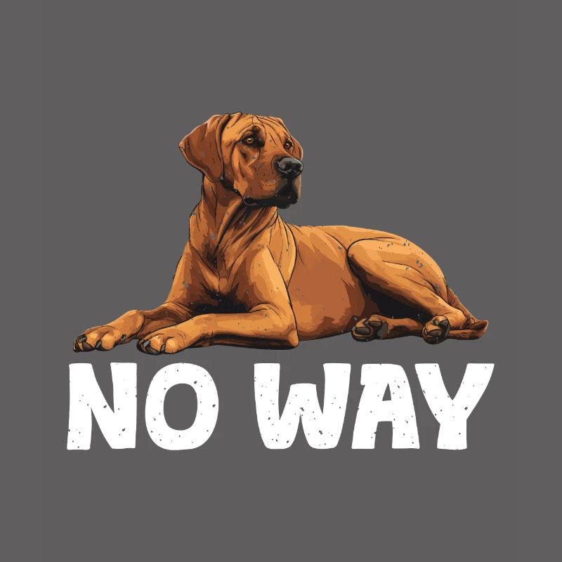 Rhodesian Ridgeback NULL BOCK Hundebitzer Lustiges