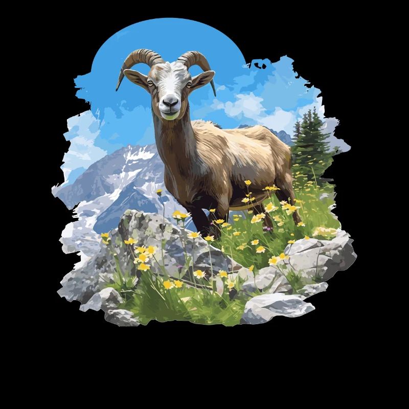 Alpine Goat Mountain Goats Mountain Goat