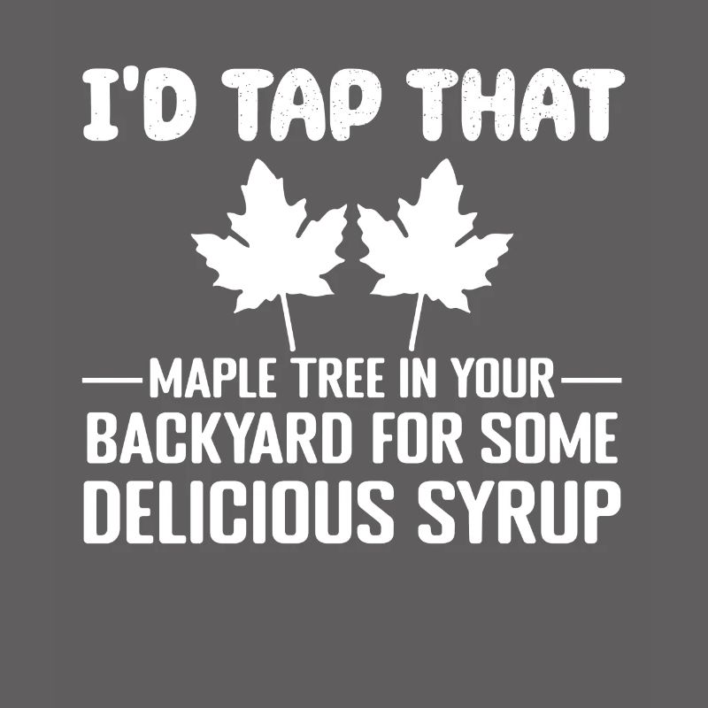Appuyez sur cet érable Tapping Maple Tree Maple Leaf