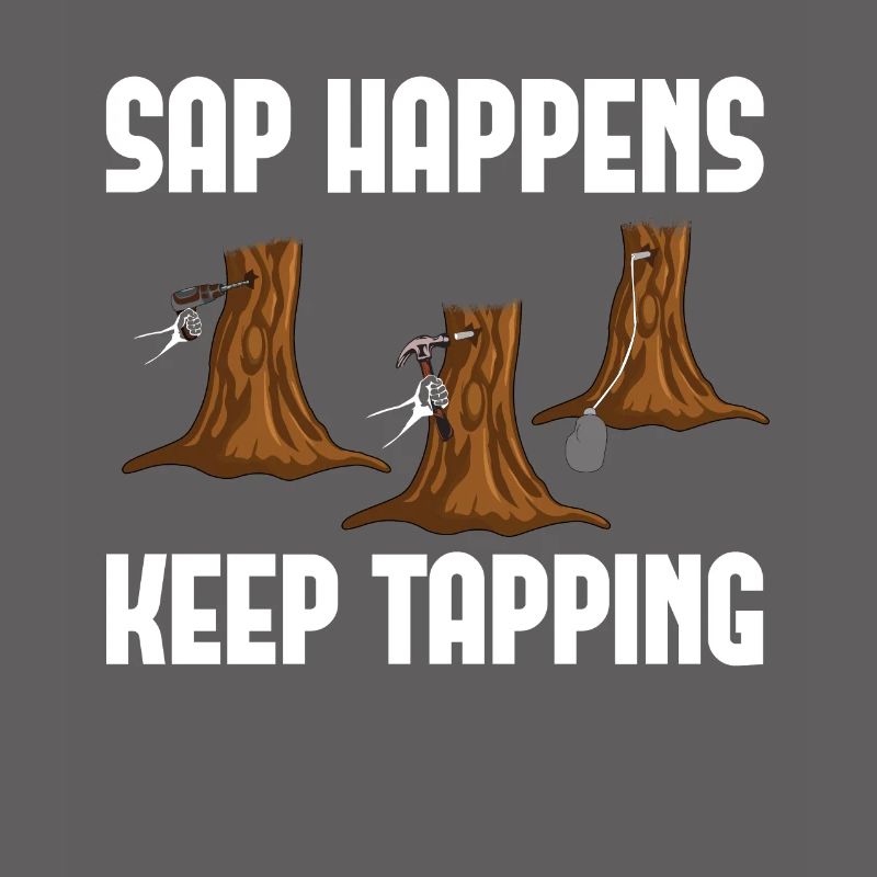 Sap Happens Keep Tapping Maple Tree Maple Leaf