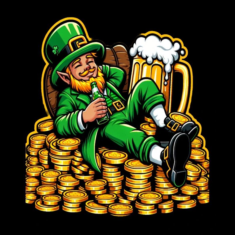 Relaxed Leprechaun (Irish Leprechaun)