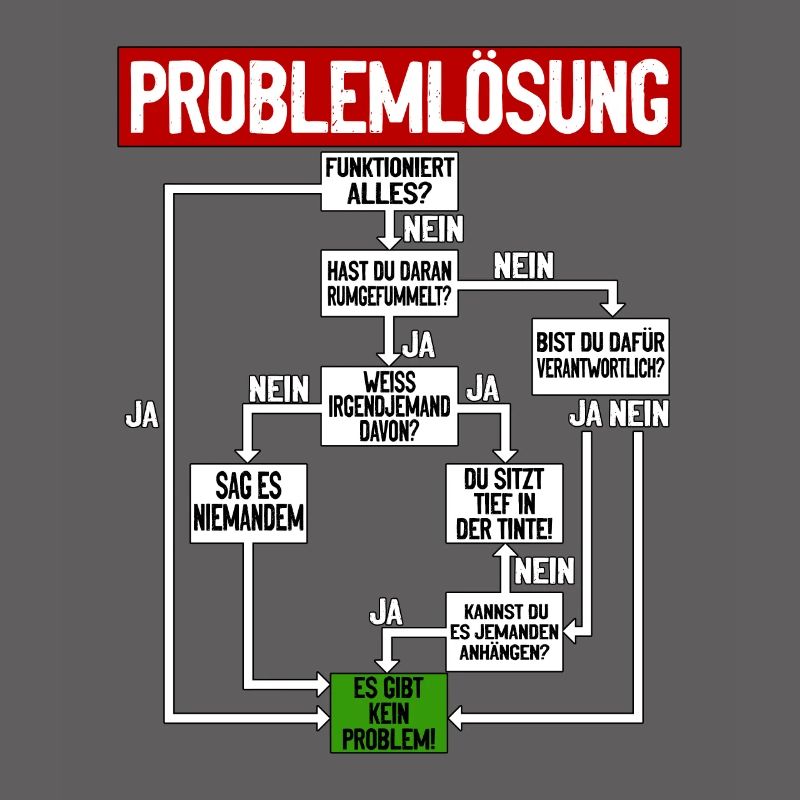 Problem solving Humorous instructions for everyday life