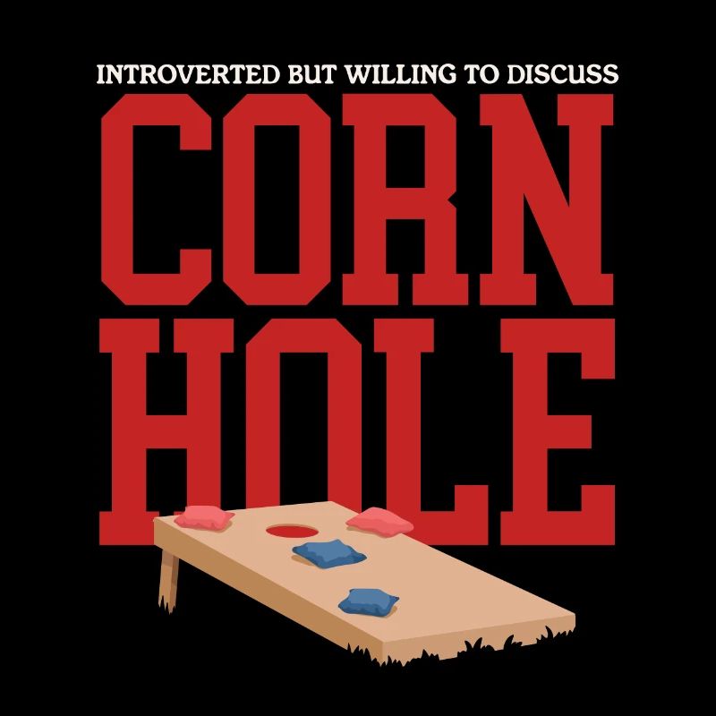Joueur de cornhole | Cadeau de sac de haricots à trou aveugle