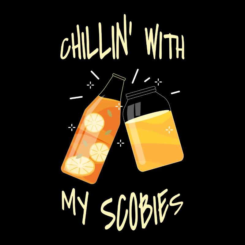 Chillin ́ avec mon thé Kombucha Scobies