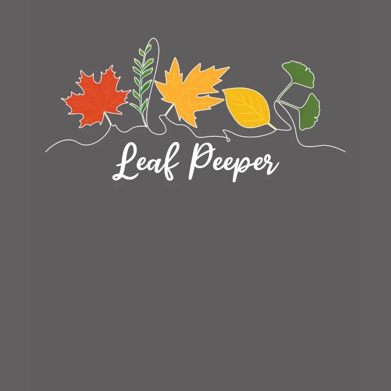 Leaf Peeper Kawaii Foliage Leaf Peeping