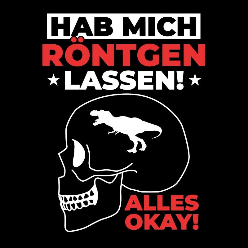 Röntgen Schwarzer Humor und makaberer Stil