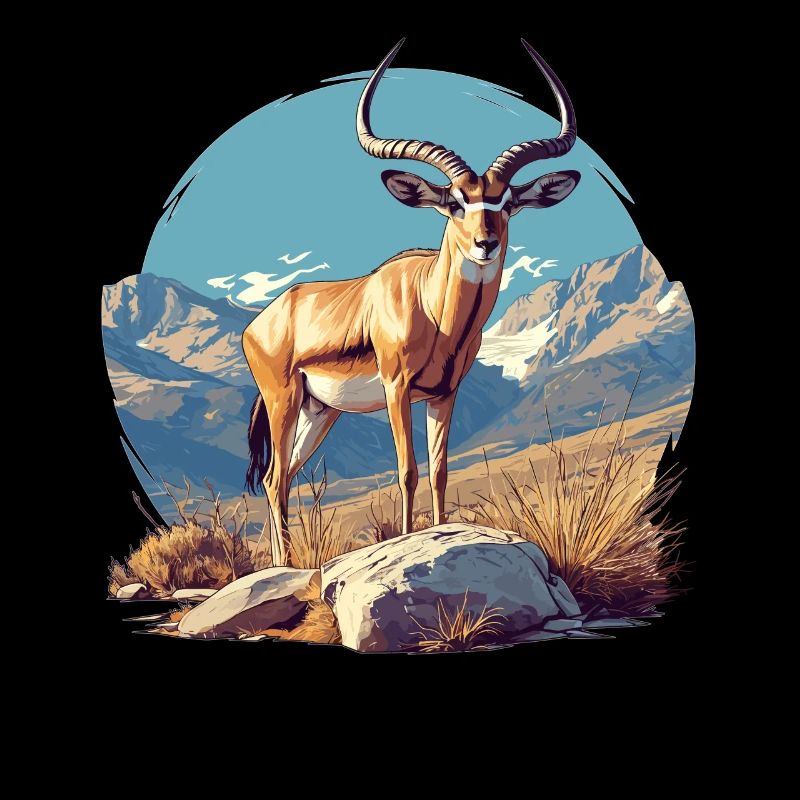 Antilope antilope antilope ouverte