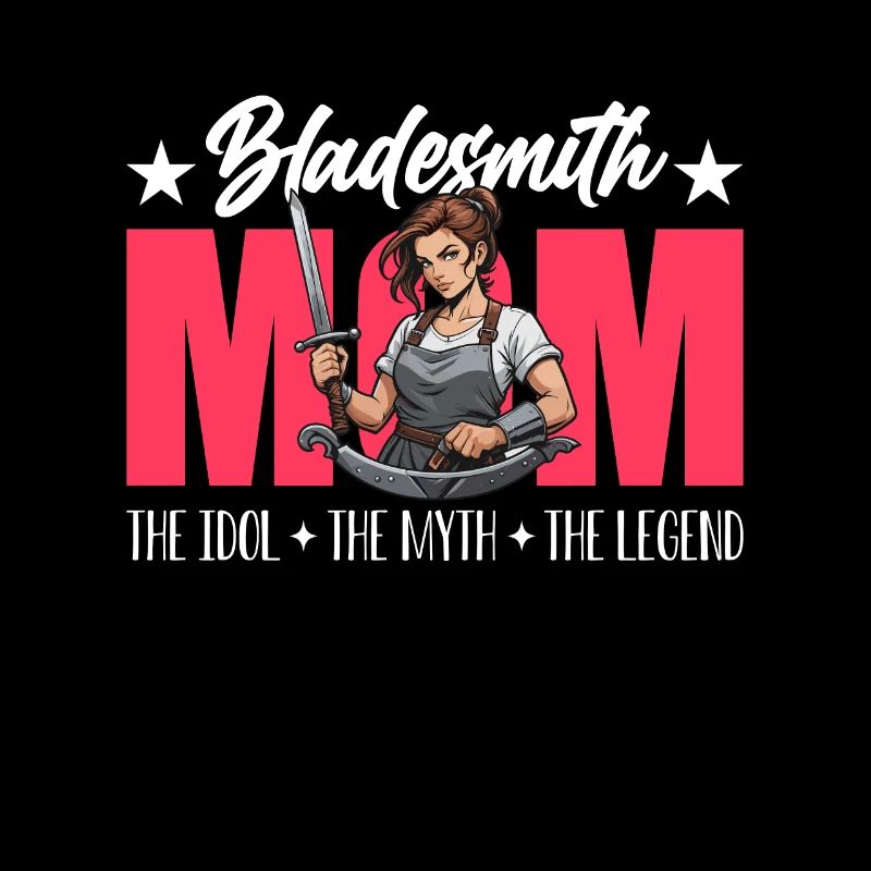 Bladesmith Mom The Idol The Myth The Blade Crafter