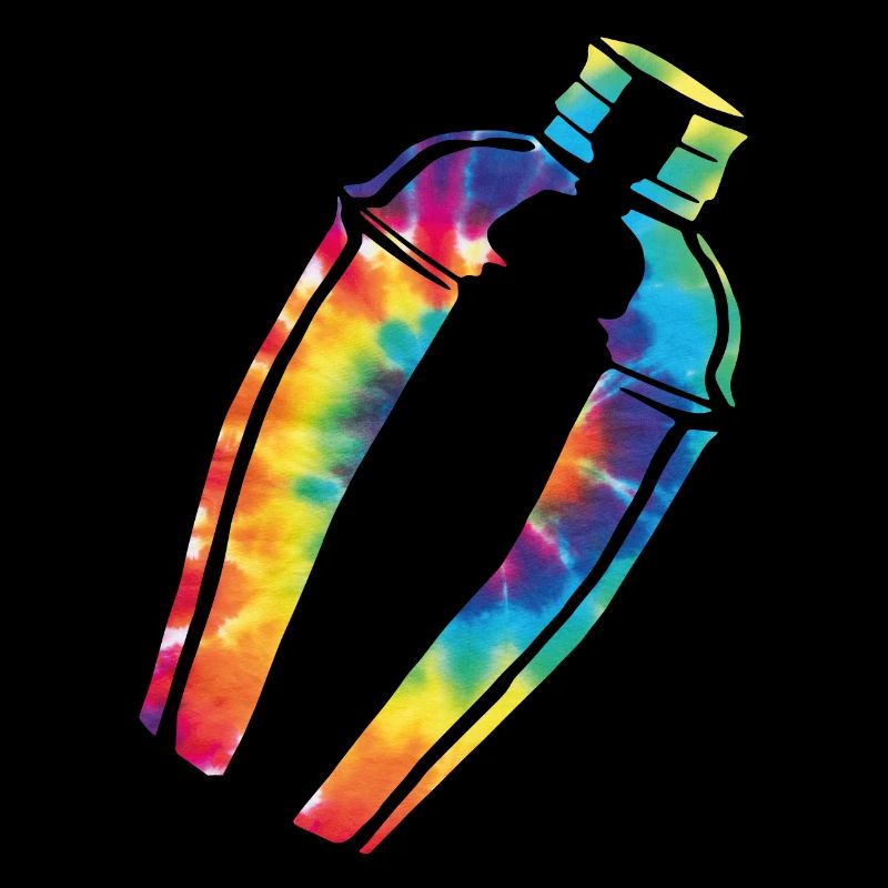 Bartender Mixologist Tie Dye