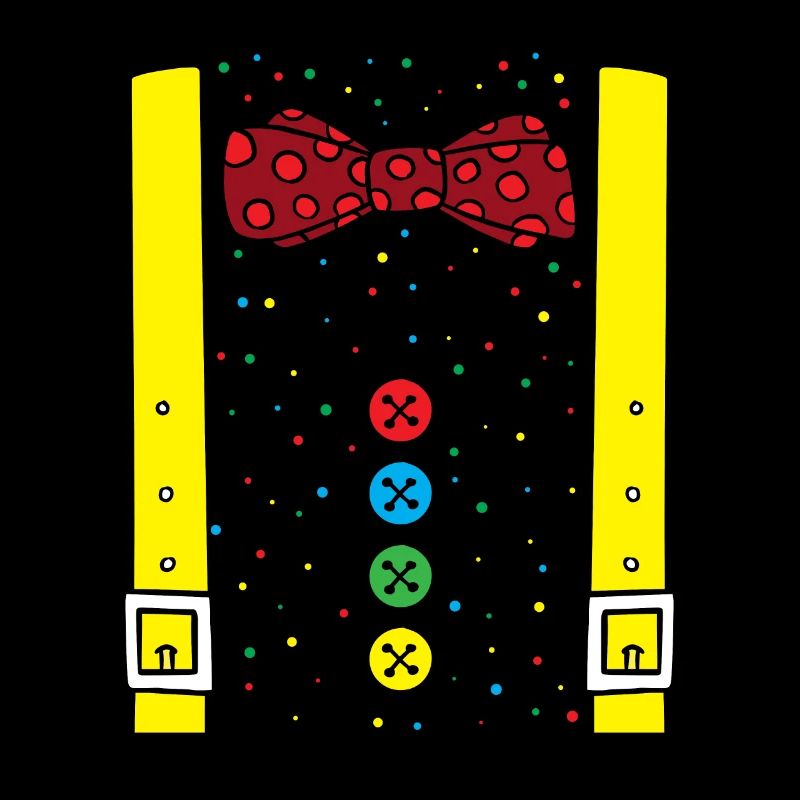 Clown Karneval Kostüm Clownskostüm