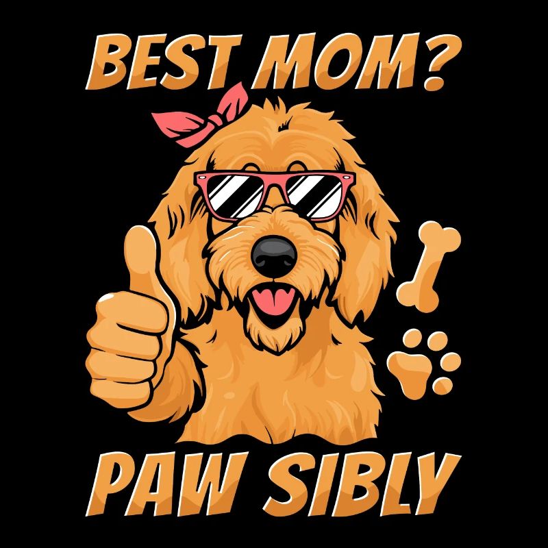 Golden Doodle Mutter Meilleure Maman Pawsibly