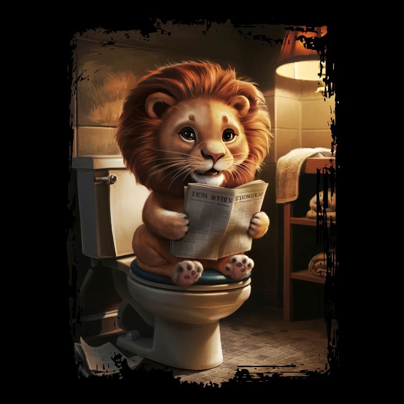 Löwentoilette Geschenk
