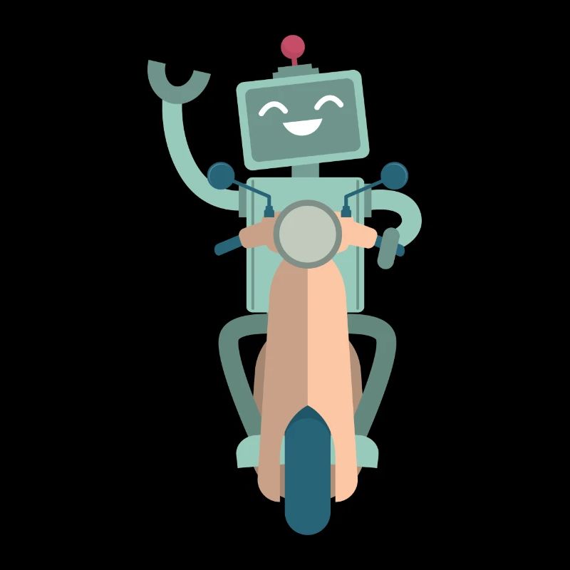 Technologie robotique robotique mignonne