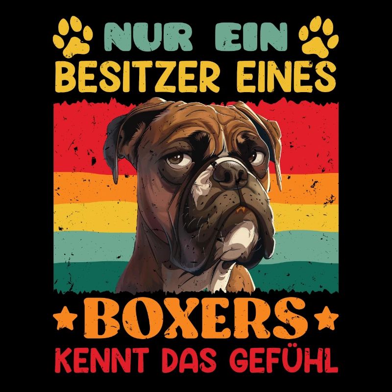 Deutscher Boxer NUR EIN BESITZER EINES BOXERS