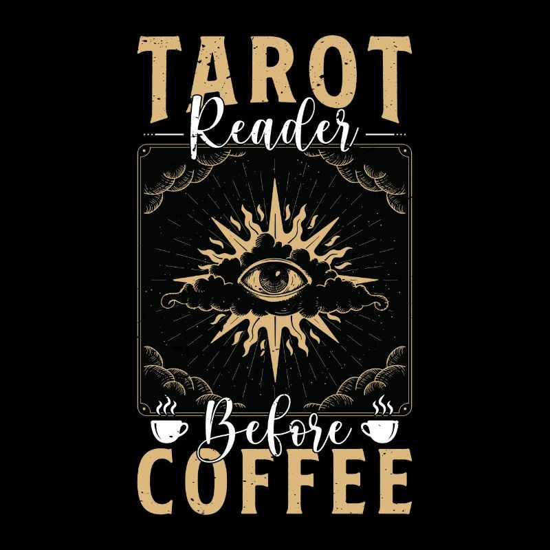Tarot Reader Before Fortune Telling Coffee Lover