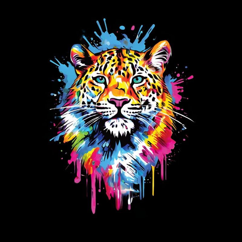 Wild Tiger Big Cat Tiger Head
