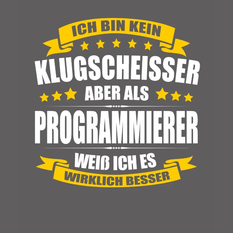 Ich Bin Kein Klugscheisser Programmierer Spruch IT