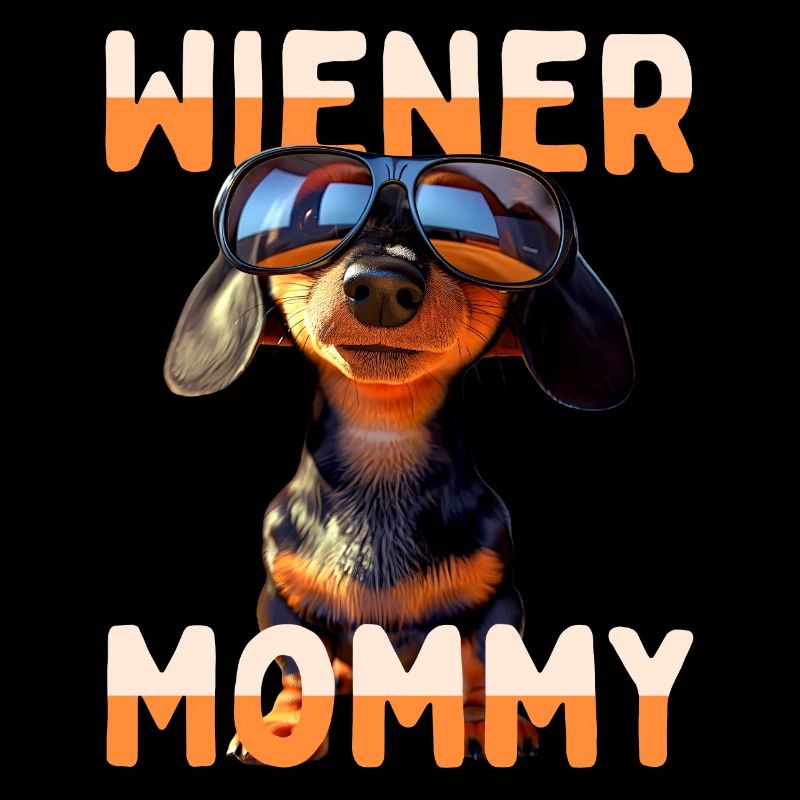 Wiener Mommy Dachshund Mama Dackel Mom Muttertag