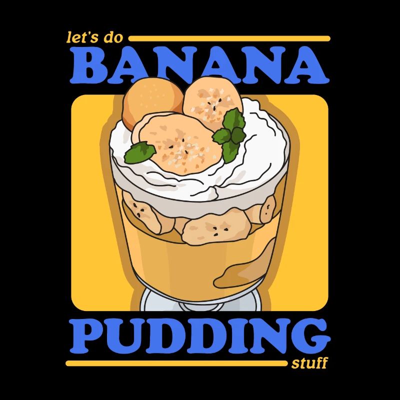 Bananenpudding Bananen Pudding Geschenk