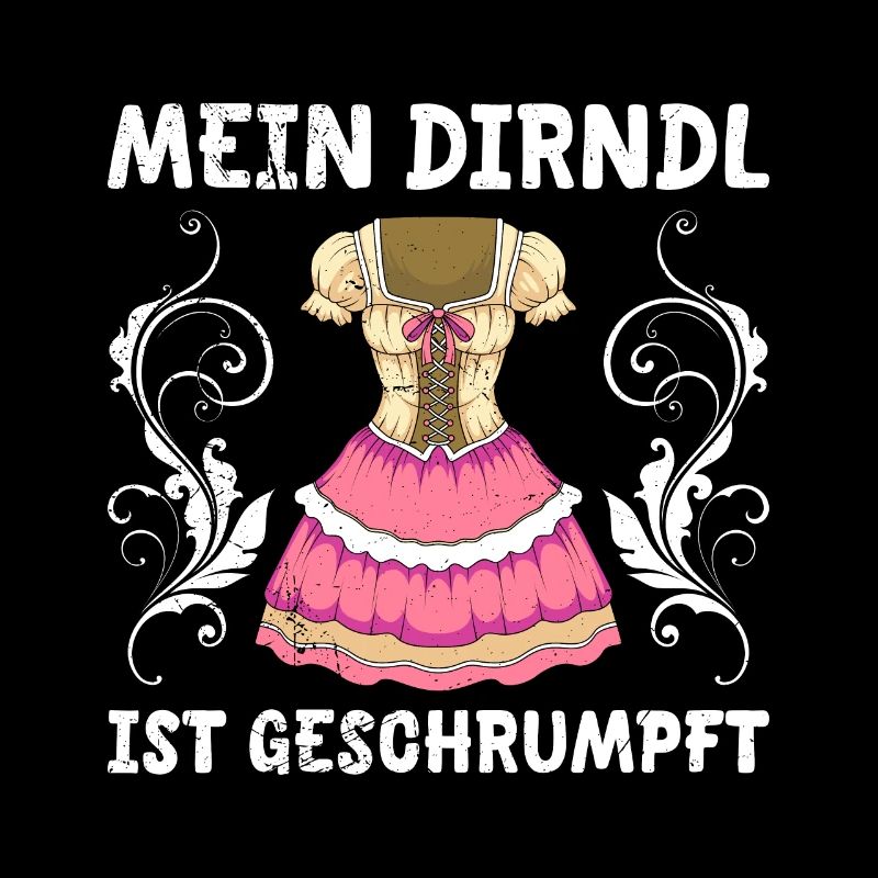 Dirndl zu klein Trachtenshirt Damen Trachten Dirndl
