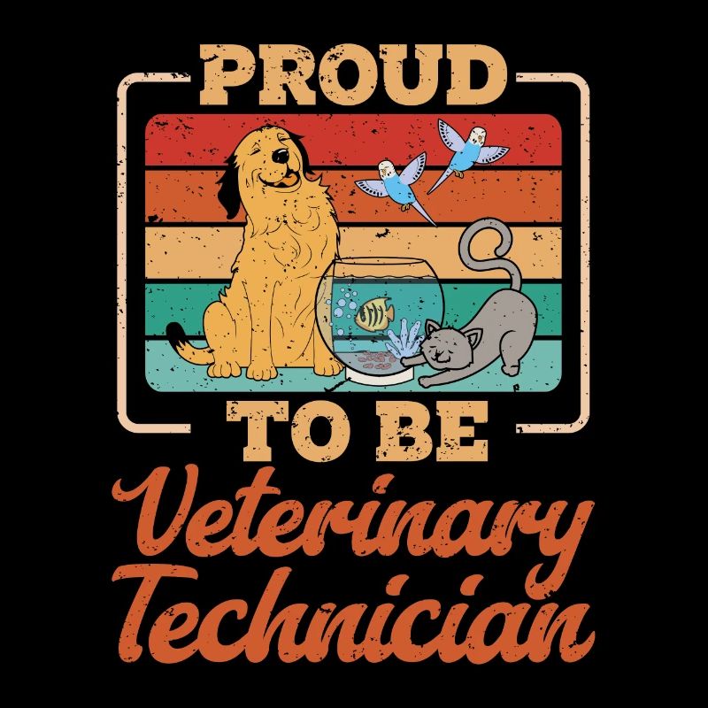Veterinary Technician Proud To Be Animal Lover