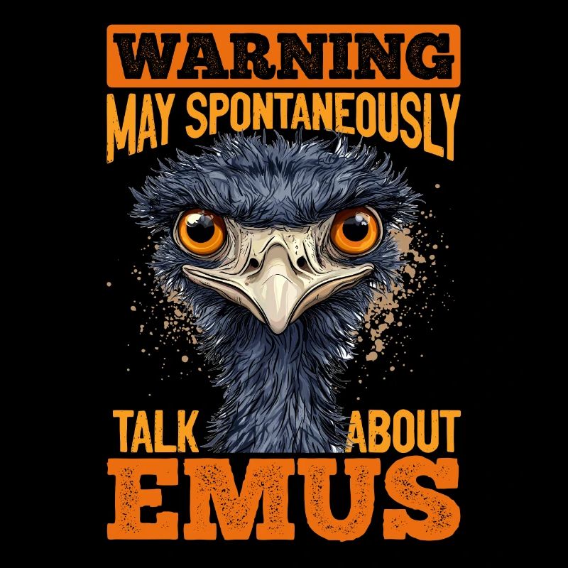 Emu Animal Warning May Spontaneously Talk About