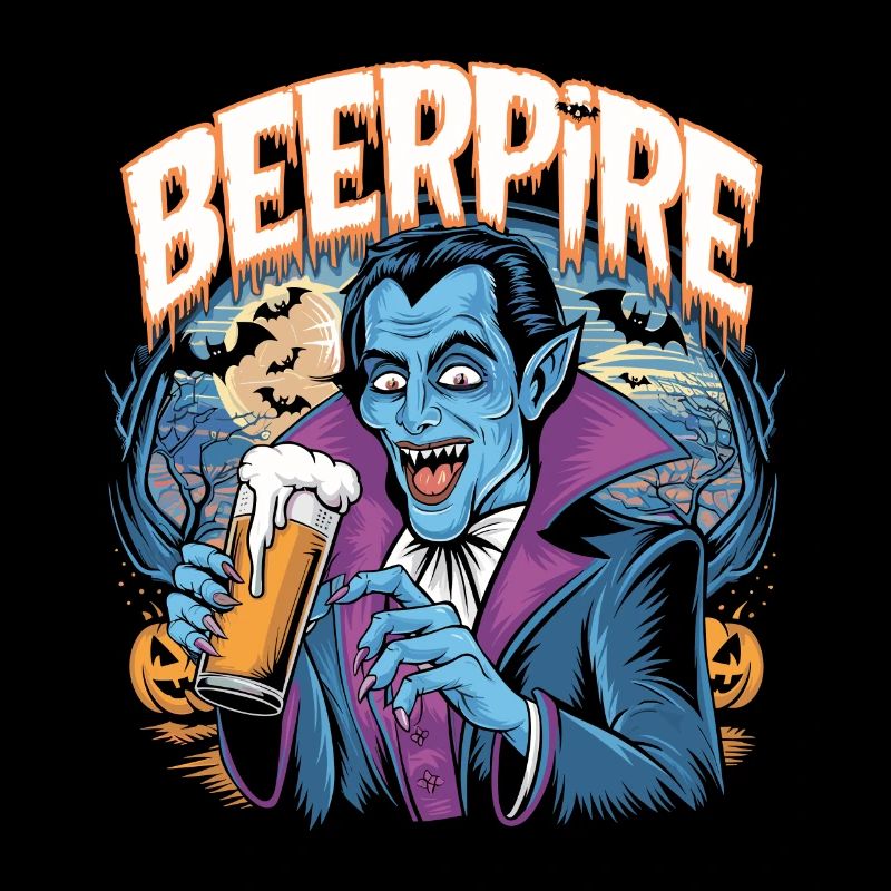 Beerpire Vampire Bière Halloween