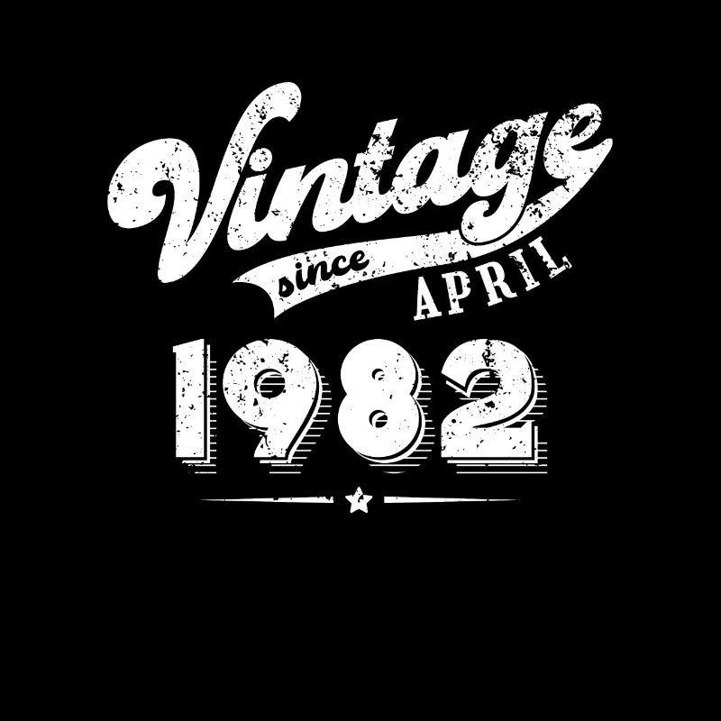 Vintage since April 1982 Geburtstag Geschenk