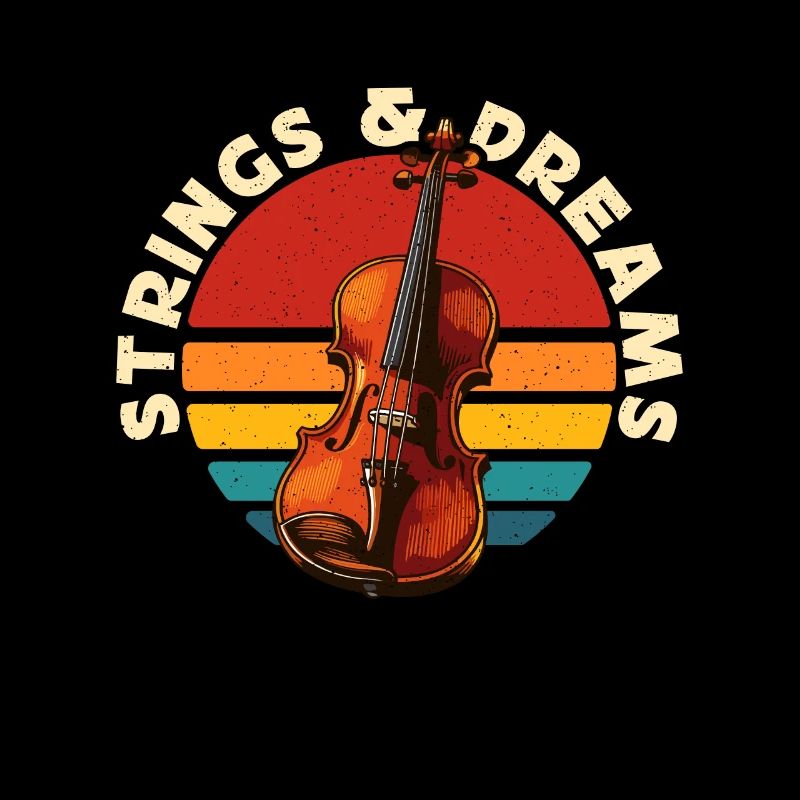 Fiddle Strings & Dreams Musical Instrument Lover