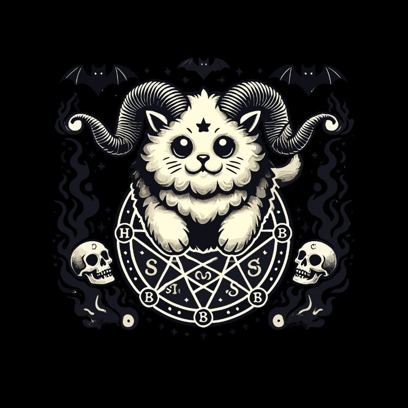 Mignon Lucifer chat drôle chats invocation