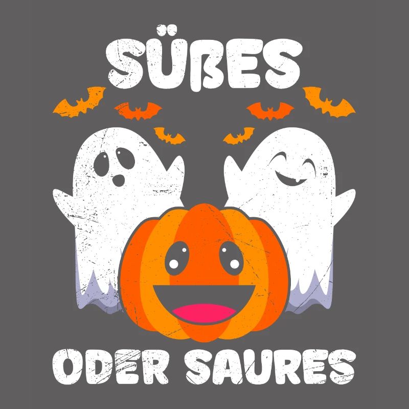 Hallowenn Kostüm Kinder SÜßES ODER SAURES Lustiges