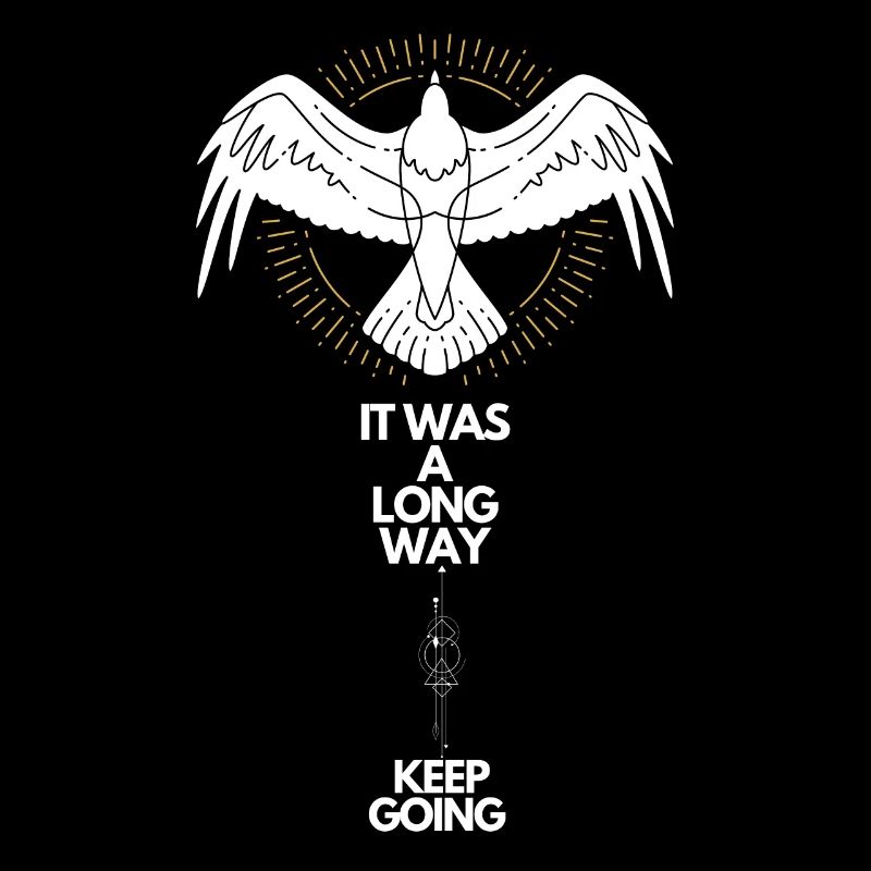Keep going Nordisches Motivations Design