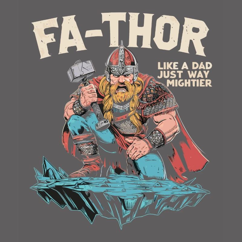 FA-THOR Comme un papa juste bien plus puissant Viking