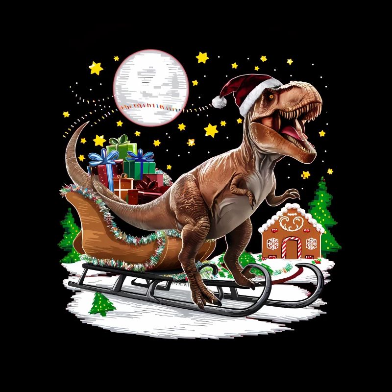 Dinosaure Moche Noël Noël Trex