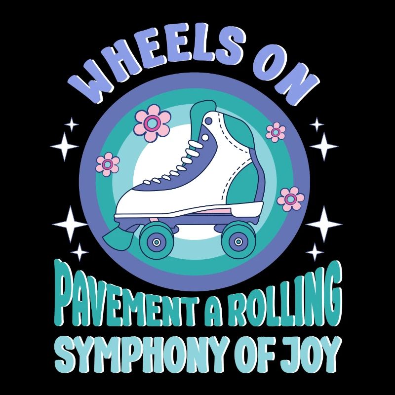 Rollerskater Party Rolling Symphony Of Joy Gift