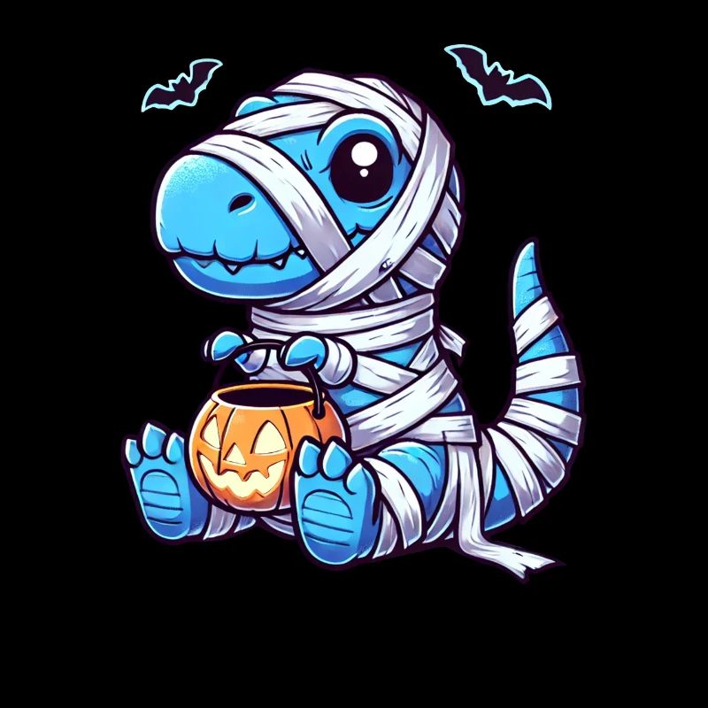 T-rex Halloween Momie Mignon T-rex Garçon