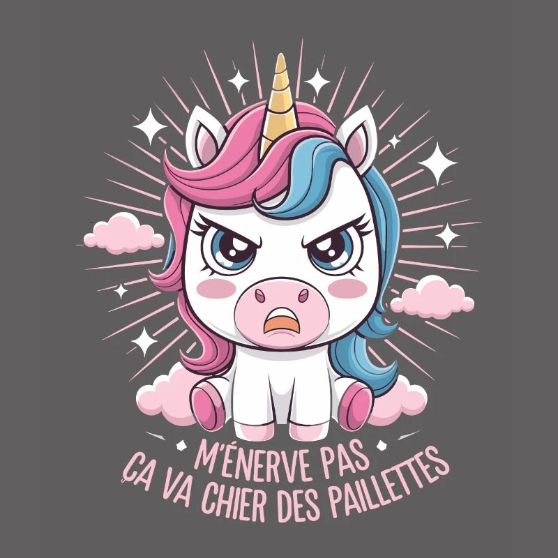 Sei mir nicht böse, das wird dir scheißen, Glitzer-Einhorn