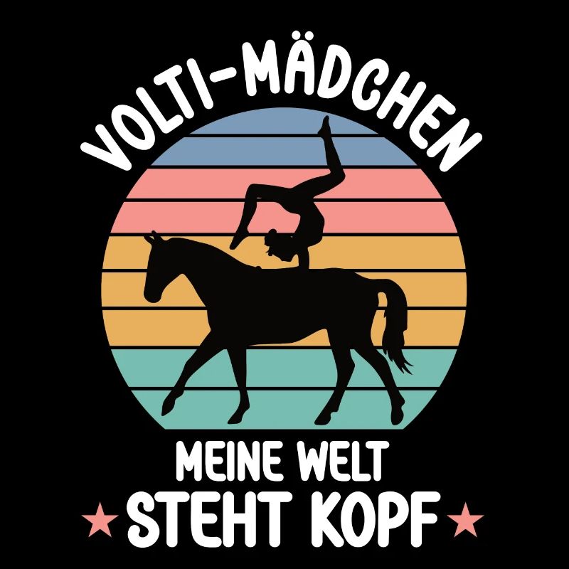 Volti Mädchen Voltigieren Pferde Spruch Vaulting