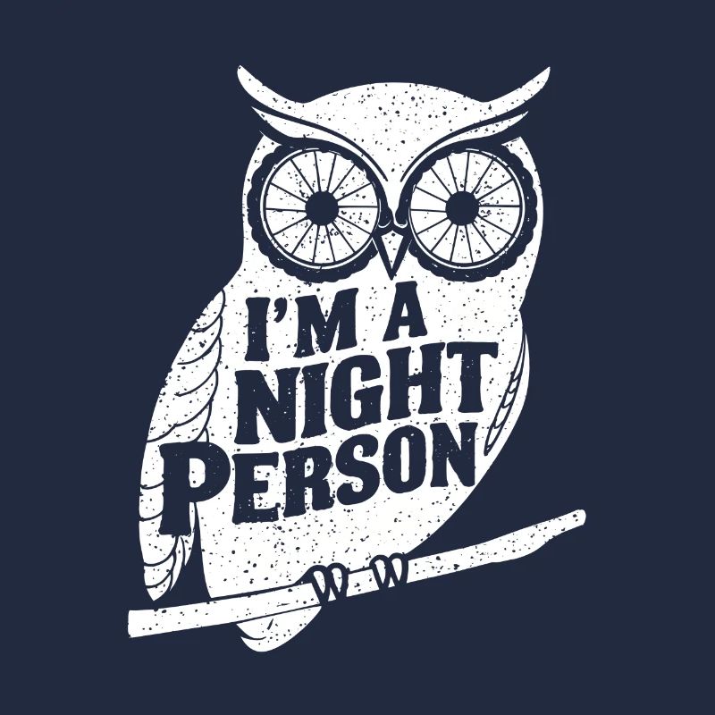 Ich bin ein Nachtmensch, eine Eule