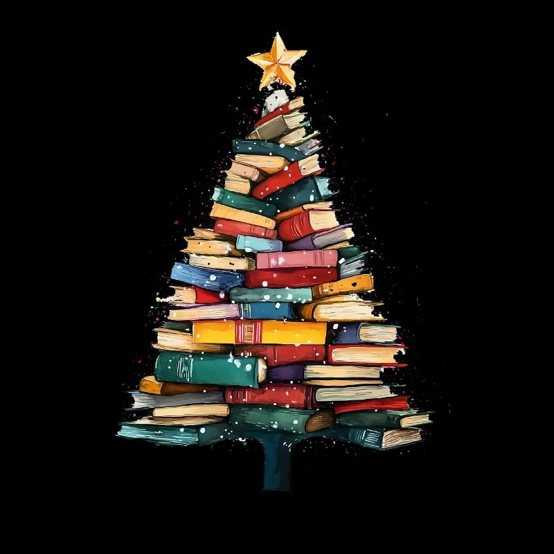 Christmas book tree festive for teachers