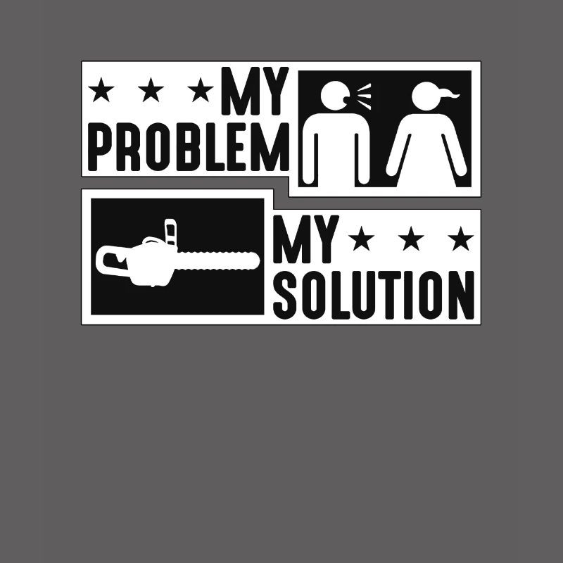 Tree Surgeon My Problem My Solution Pictogram Mom