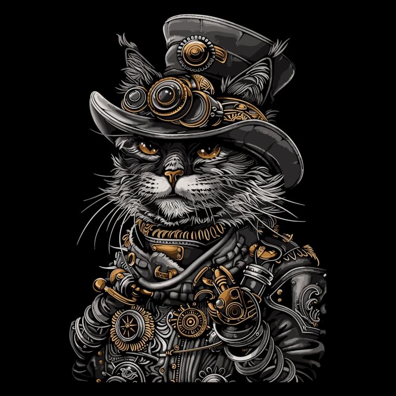 Steampunk-katze