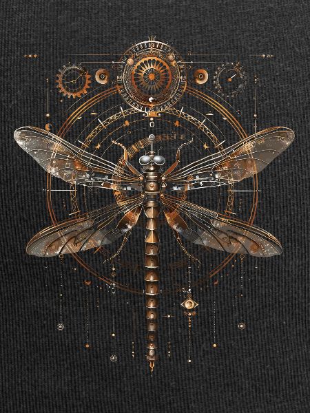 Steampunk-libelle