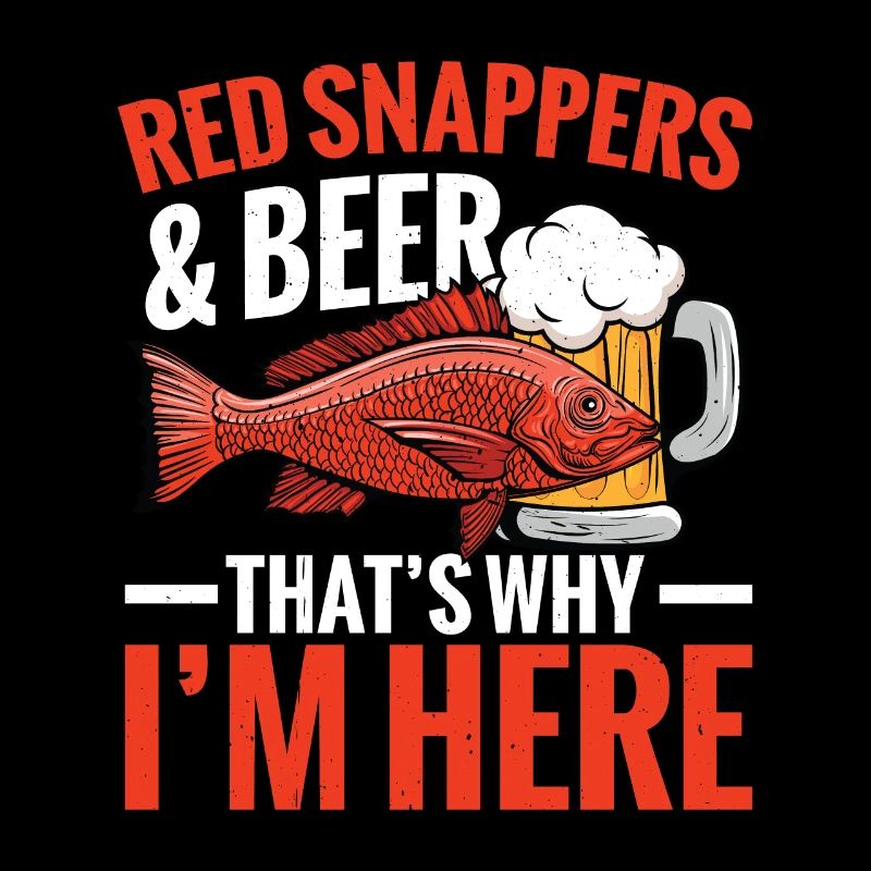 When fishing, I catch red snapper, so bend them