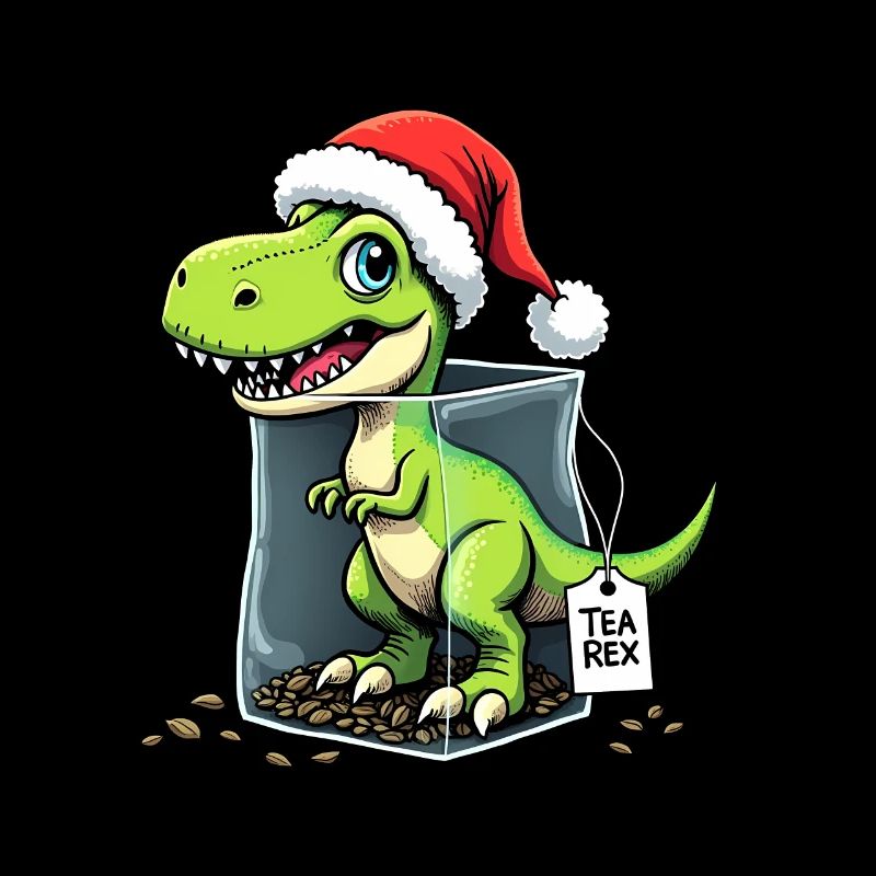 Tea Rex Dinosaurier Weihnachten Tee