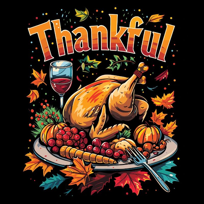Dankbares Gobble Wobble Thanksgiving