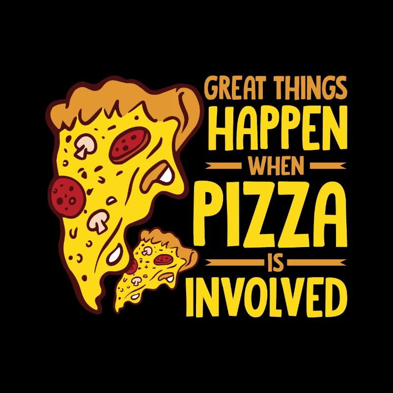 Witziger Pizza Spruch