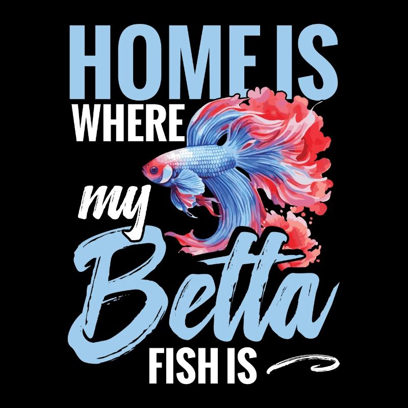 La maison est l’endroit où se trouve mon poisson betta