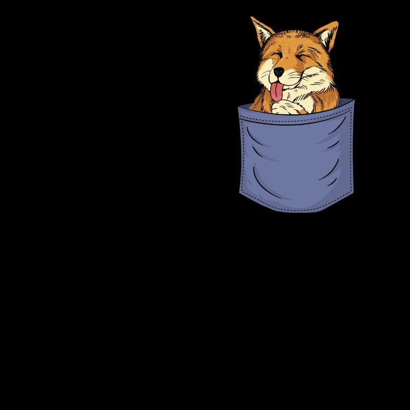 Fox Chest Pocket Canidae Caninae Red Fox Fox